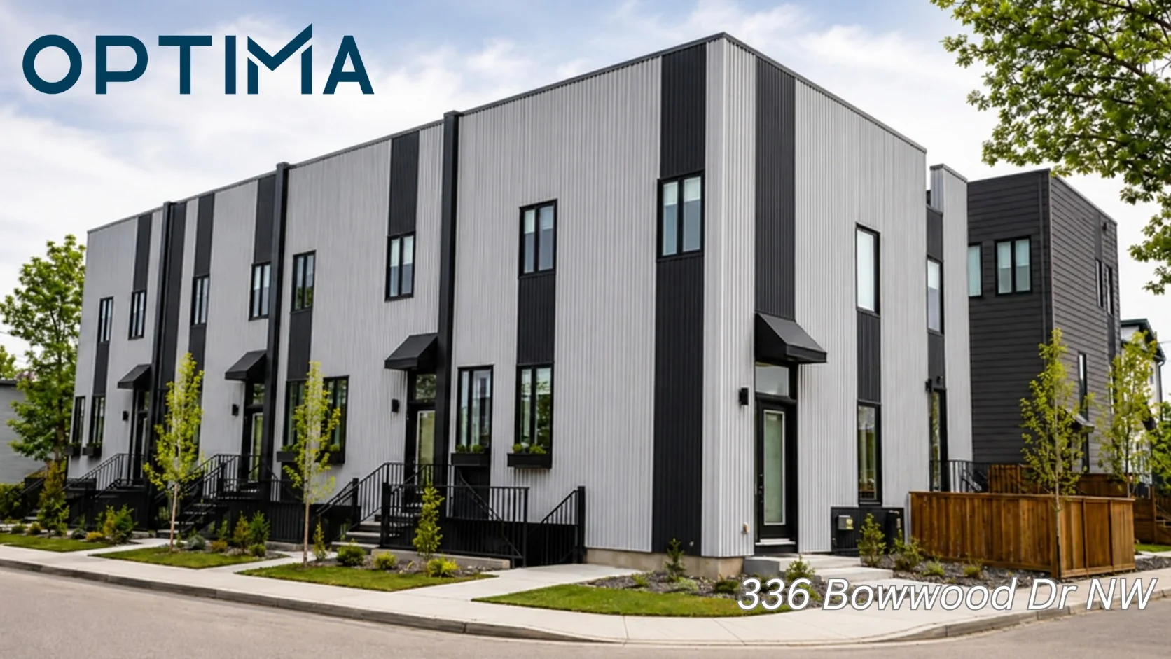 Optima completed multi-family development at 336 Bowwood Dr NW