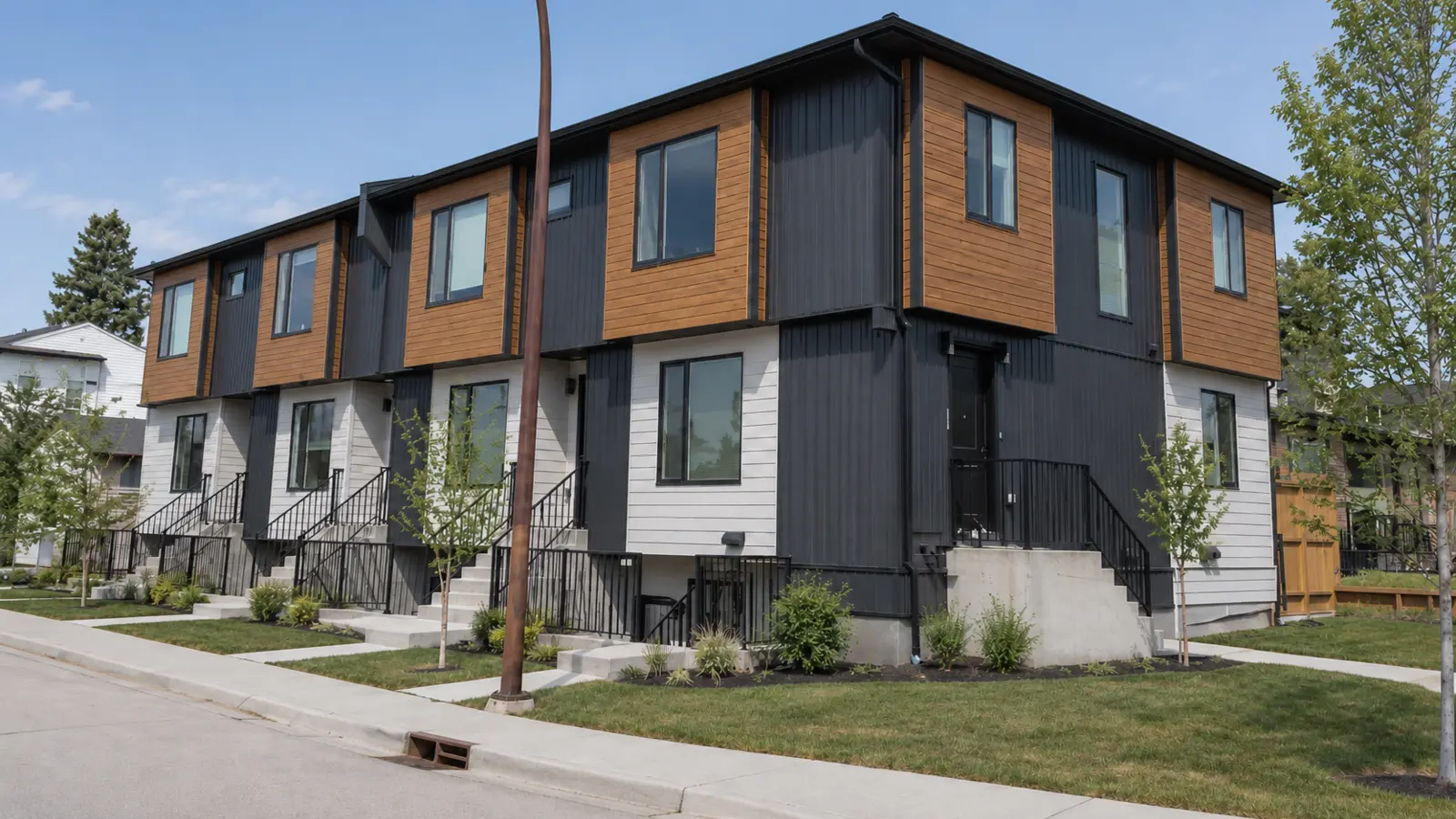 Optima completed multi-family development at 2039 41 St SE