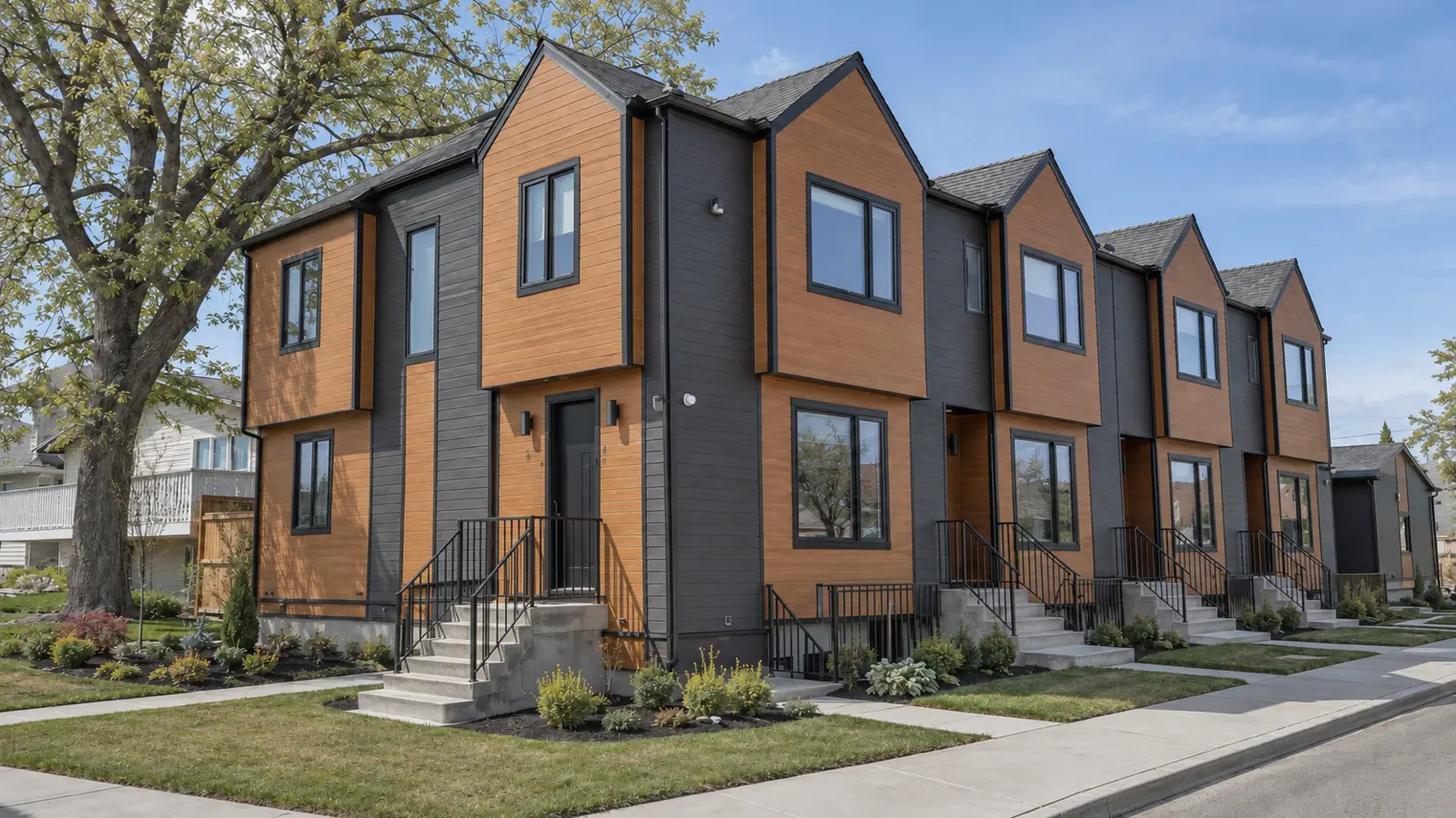 Optima completed multi-family development at 2201 42 St SE