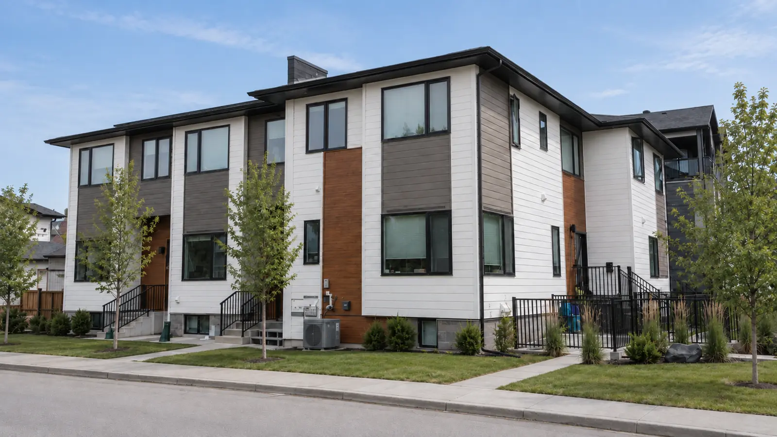 Optima completed multi-family development at 4656 85 St NW