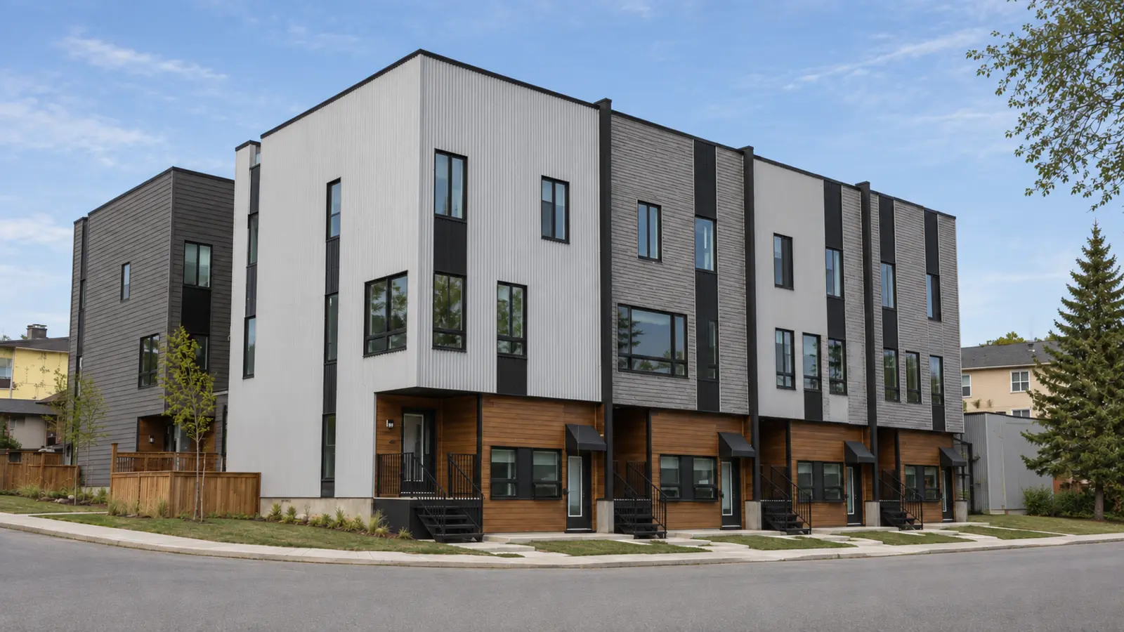 Completed Optima development at 6204 Bowwood Drive NW