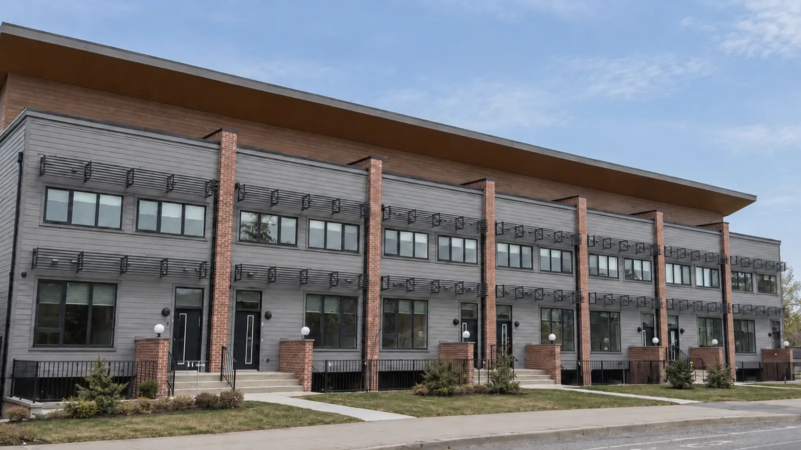 Completed Optima development at 6704 Bowness Road NW
